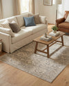 Seville Stripes Collection Area Rug -  Cordoba (Gray) Rectangle Gray  lifestyle 22