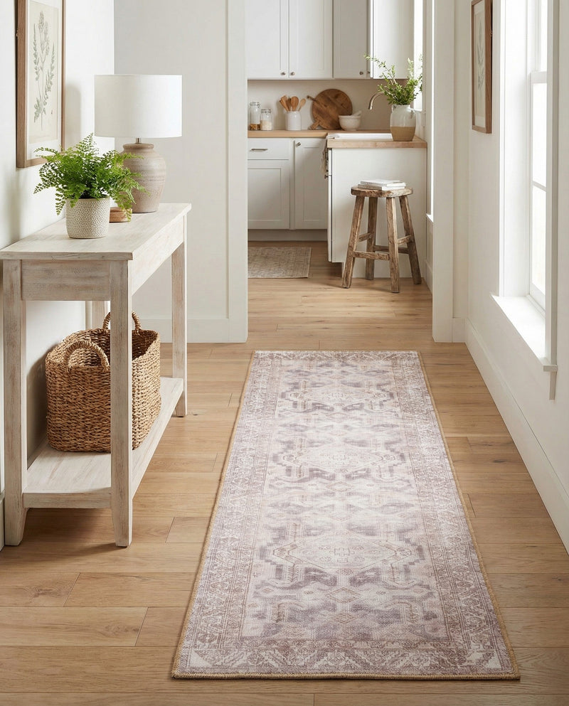 Heritage Elegance Collection Area Rug -  Charlottenburg Runner Gray  lifestyle 46