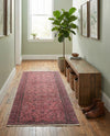 Bazaar Chic Collection Area Rug -  Larache Runner Antique Red  lifestyle 33
