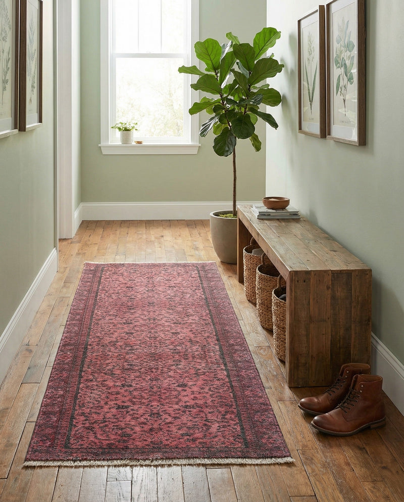 Bazaar Chic Collection Area Rug -  Larache Runner Antique Red  lifestyle 33