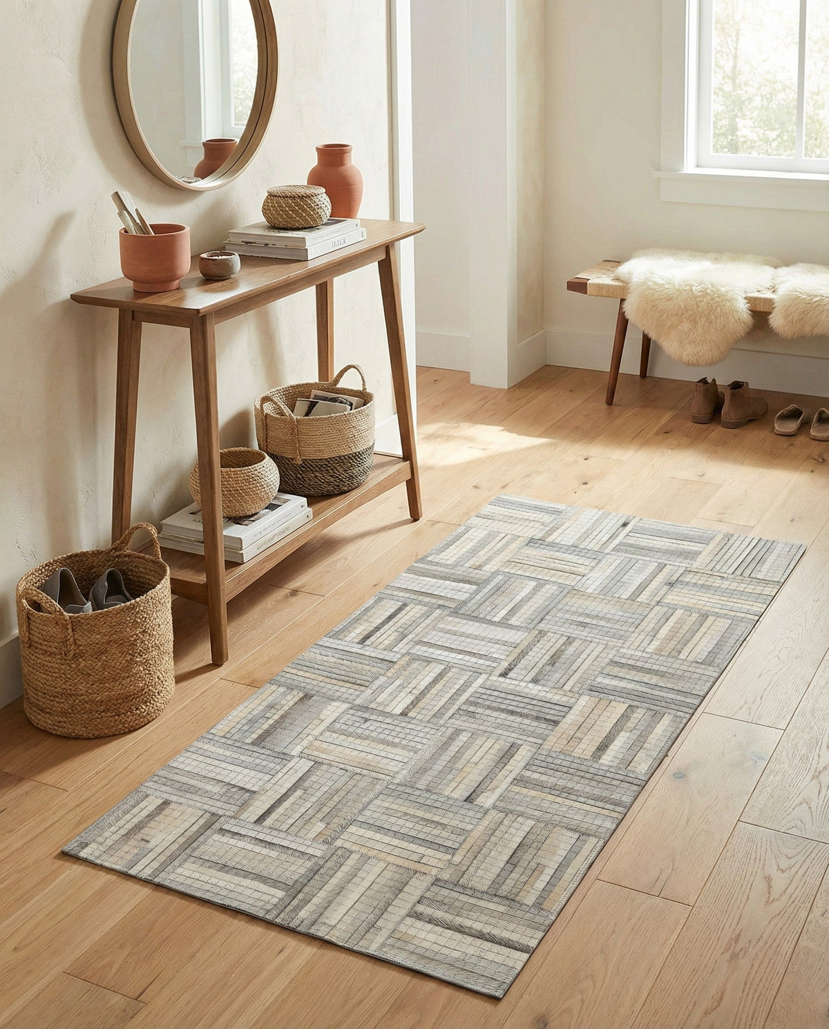Savannah Hideaway Collection Area Rug - Savannah Runner Light Brown Ivory  lifestyle 50