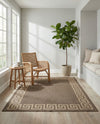 Sahara Sands Collection Area Rug -  Elephantine Rectangle Brown  lifestyle 27