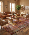 Seville Elegance Collection Area Rug - Cordoba Rectangle Rust Red  lifestyle 5