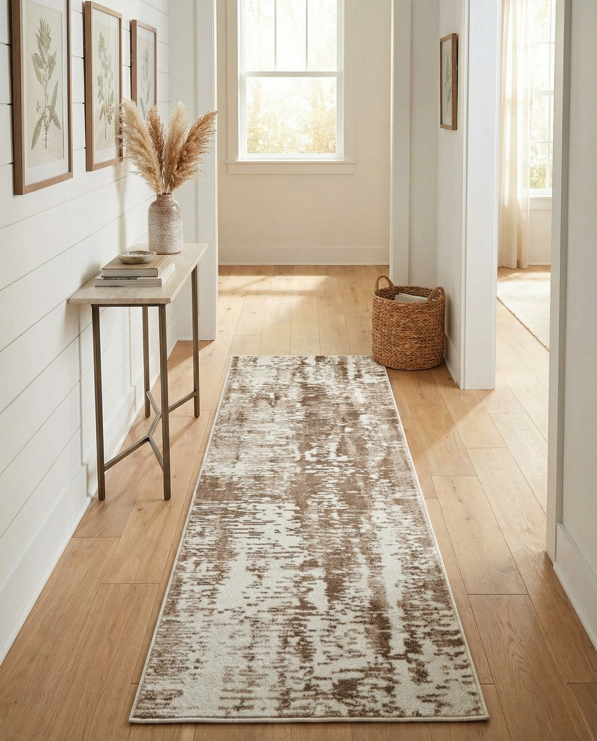 Coastal Haven Collection Area Rug -  Pelican Runner Ivory  lifestyle 128