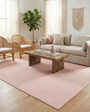 Seaside Serenity Collection Area Rug - Veranda (Whisper Pink) Rectangle Whisper Pink  lifestyle 7
