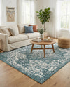 Urban Oasis Rugs Collection Area Rug -  Penthouse (Teal) Rectangle Teal  lifestyle 41