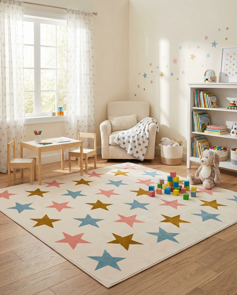 Wonder Tykes Collection Area Rug -  Fantasia Square Multi  lifestyle 39