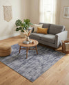 Sahara Essence Collection Area Rug - Oasis (Gray) Square Gray  lifestyle 50