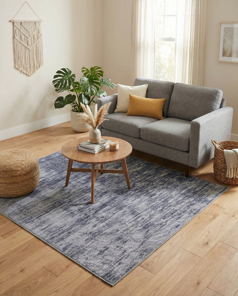 Sahara Essence Collection Area Rug - Oasis (Gray) Square Gray  lifestyle 50