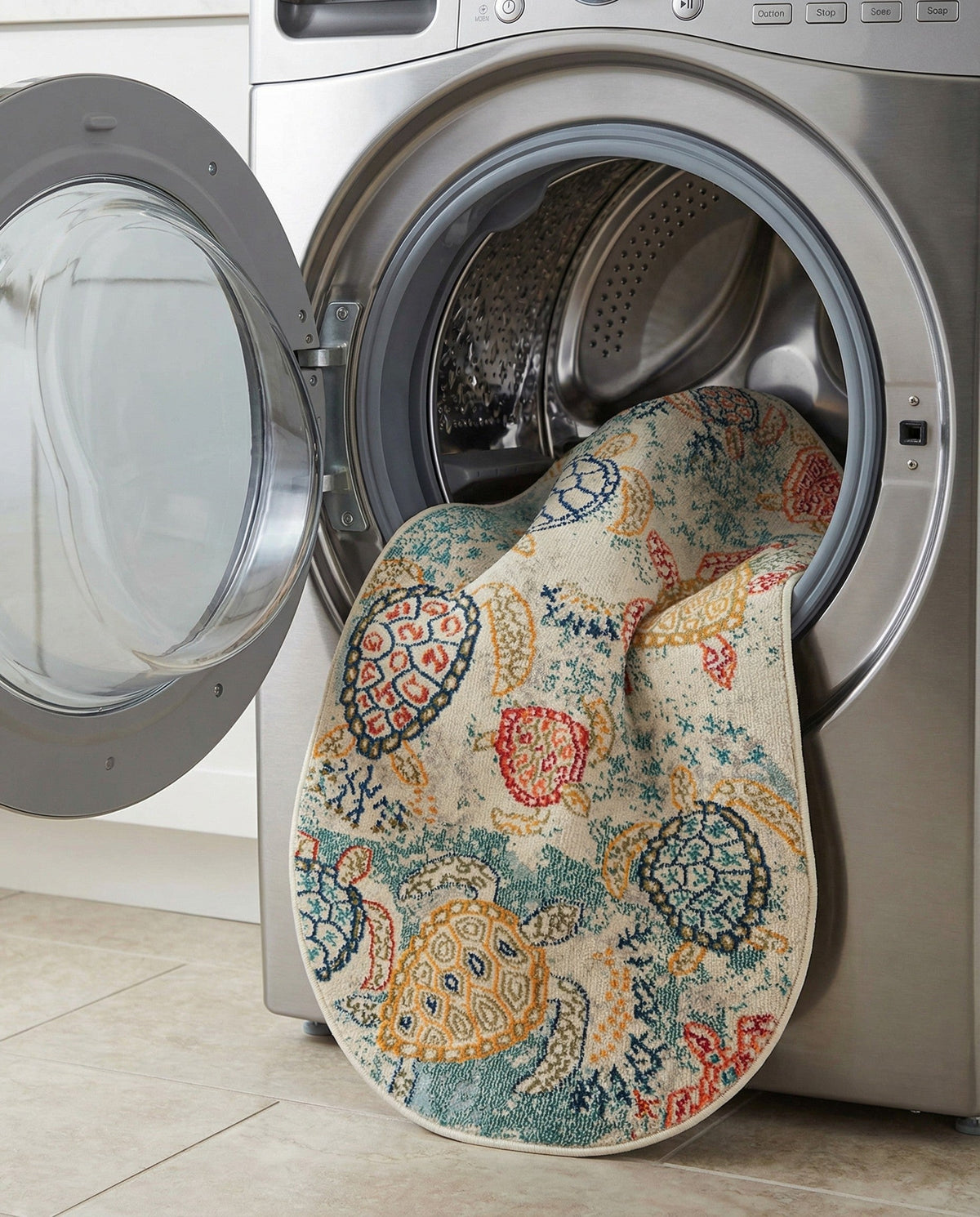 Sorrento Shores Collection Area Rug -  Massa Oval Beige  lifestyle 57