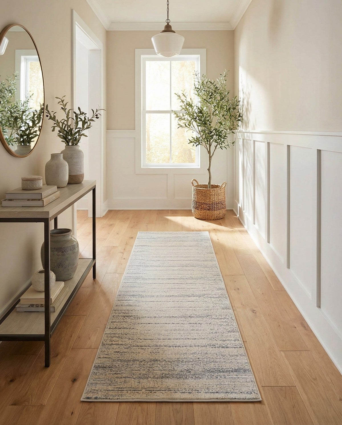 Serenity Sands Collection Area Rug -  Tranquilbay Runner Cream  lifestyle 88