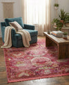 Caribbean Breeze Collection Area Rug -  Lucia Rectangle Pink  lifestyle 15