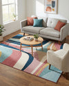 Urban Terrace Collection Area Rug - Venice Rectangle Multi  lifestyle 8