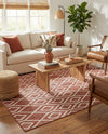 Urban Oasis Rugs Collection Area Rug -  Boulevard (Rust Red) Rectangle Rust Red  lifestyle 10