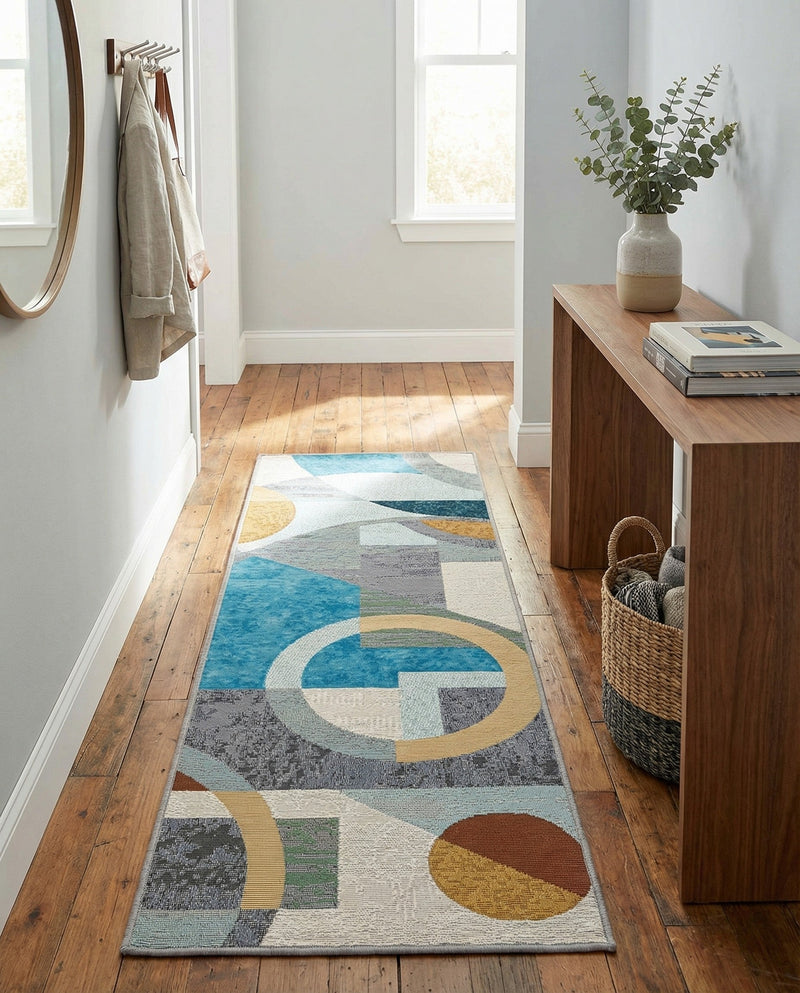 Urban Terrace Collection Area Rug -  Loggia Runner Multi  lifestyle 66