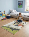 Wonder Tykes Collection Area Rug -  Mirage Rectangle Gray  lifestyle 3