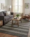 Urban Oasis Rugs Collection Area Rug -  District (Charcoal) Rectangle Charcoal  lifestyle 33