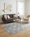 Hollywood Luxe Collection Area Rug -  Rodeo Rectangle Gray Silver  lifestyle 50
