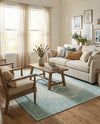 Dover Terrace Collection Area Rug - Marina (Aqua) Rectangle Aqua  lifestyle 12