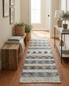 Cotton Punjab Passage Collection Area Rug - Amritsar Runner Ivory  lifestyle 26