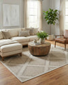 Savannah Pergola Collection Area Rug -  Eden Rectangle Khaki  lifestyle 63