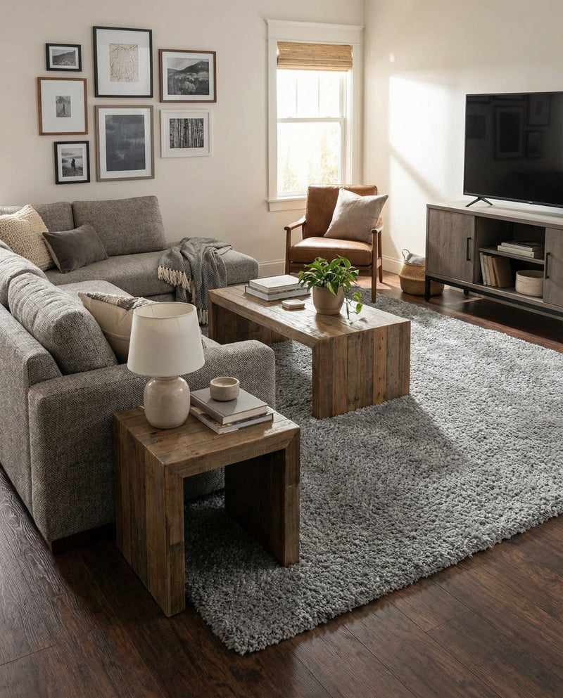 Alpine Plush Collection Area Rug -  Cortina (Sterling) Rectangle Sterling  lifestyle 10