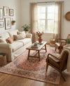 Savannah Threads Collection Area Rug -  Chihuahuan Rectangle Red  lifestyle 3