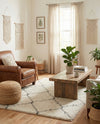 Casablanca Comfort Collection Area Rug -  Medina Rectangle Ivory  lifestyle 29