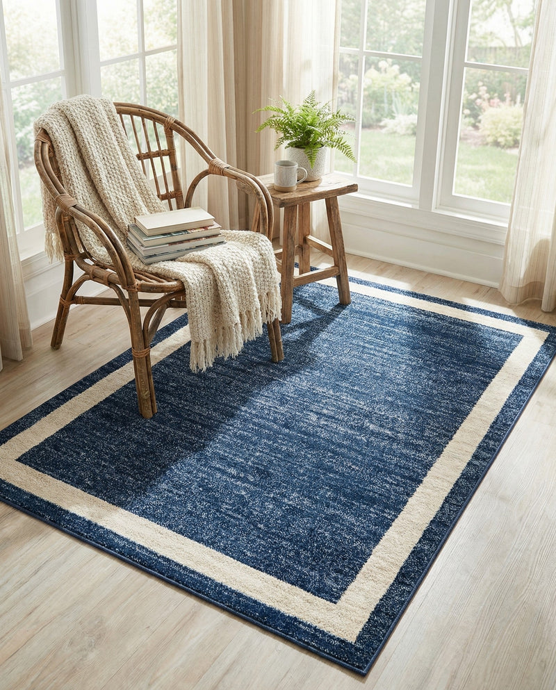 Studio Haven Collection Area Rug -  Alcove (Navy Blue) Rectangle Navy Blue  lifestyle 10