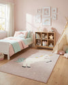 Wonder Tykes Collection Area Rug -  Tangle Rectangle Pink  lifestyle 3