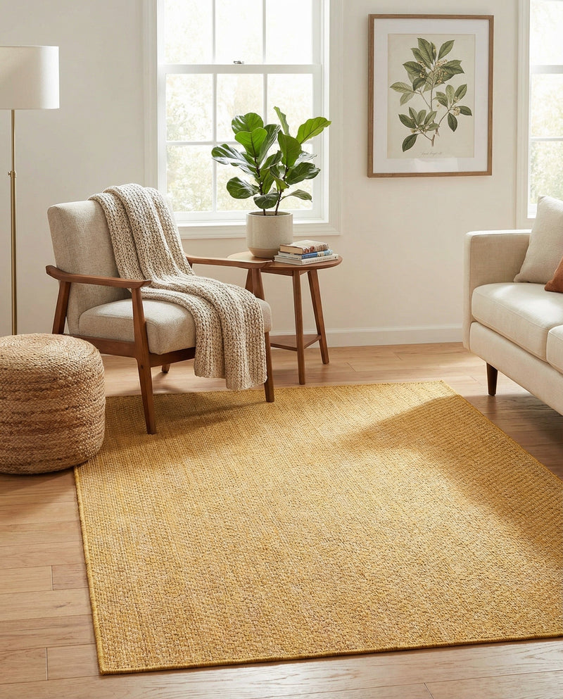 Seaside Serenity Collection Area Rug - Veranda (Corn Harvest Yellow) Rectangle Corn Harvest Yellow  lifestyle 31