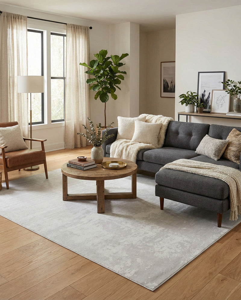 Bloomsbury Elegance Collection Area Rug -  Belgravia Rectangle Ivory  lifestyle 46