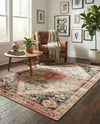 Patio Heritage Collection Area Rug -  Meadow Rectangle Multi  lifestyle 14