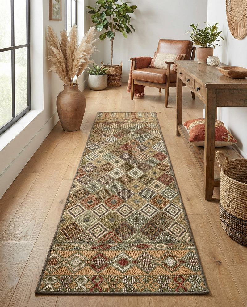 Coastal Terrace Collection Area Rug -  Pelican Runner Multi  lifestyle 42