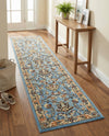 Isfahan Elegance Collection Area Rug - Naghsh-e Jahan (Light Blue) Runner Light Blue  lifestyle 71