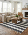 Tassel Trail Collection Area Rug - Pathway (Navy Blue) Rectangle Navy Blue  lifestyle 26