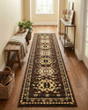 Tabriz Tapestries Collection Area Rug - Azerbaijan (Brown) Runner Brown  lifestyle 31