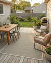 Terrace Fringe Collection Area Rug - Patio Rectangle Brown  lifestyle 20