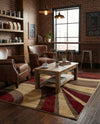 Bistro Lounge Collection Area Rug -  Frappe Rectangle Beige  lifestyle 17