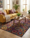Caribbean Cove Collection Area Rug -  Vincent Rectangle Multi  lifestyle 7