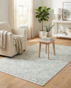 Coastal Haven Collection Area Rug - Seabreeze (Gray) Rectangle Gray  lifestyle 8