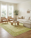 Horizon Collection Area Rug -  Apex (Light Green) Rectangle Light Green  lifestyle 6