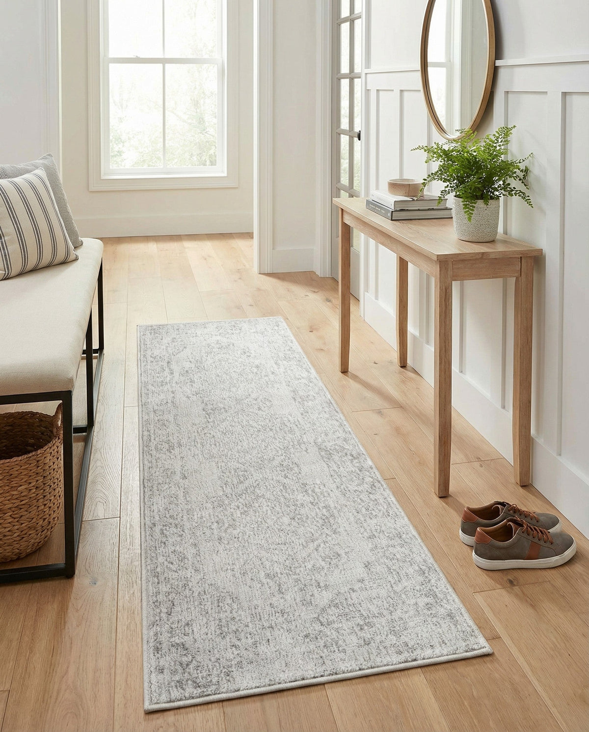 Cambridge Classics Collection Area Rug -  Magdalene (Ivory) Runner Ivory  lifestyle 92
