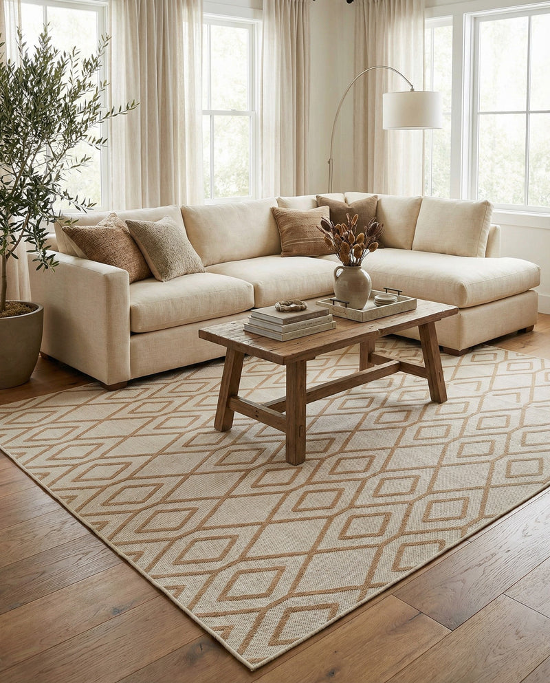 Urban Oasis Rugs Collection Area Rug -  Boulevard (Beige) Rectangle Beige  lifestyle 17