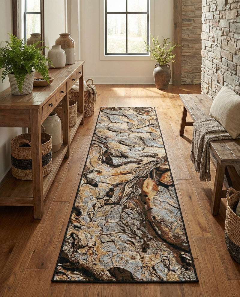 Urban Terrace Collection Area Rug -  Horizon Runner Multi  lifestyle 77