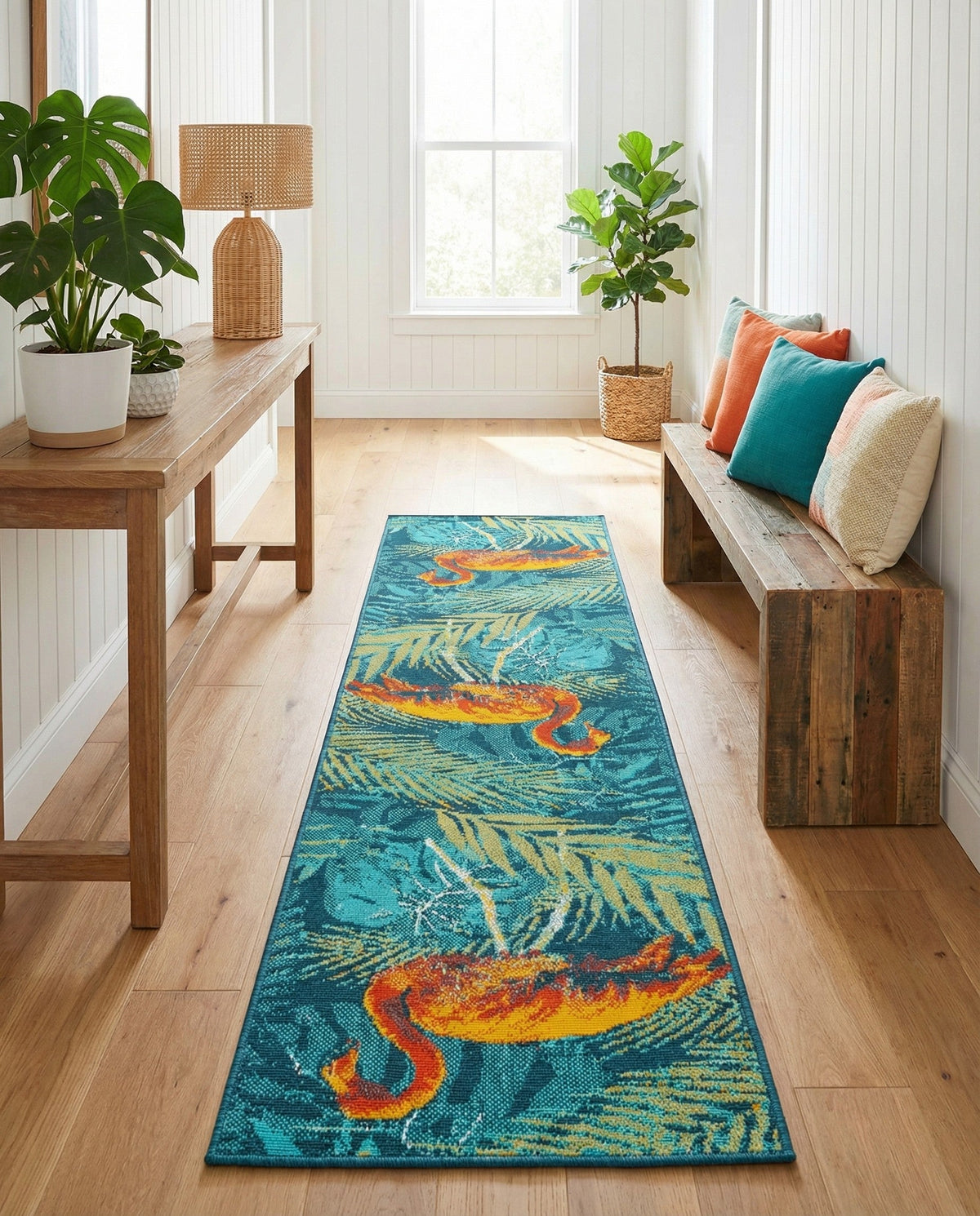 Seaside Haven Rugs Collection Area Rug -  Tidepool Runner Multi  lifestyle 62