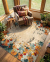 Chromatic Oasis Collection Area Rug -  Twilight Rectangle Multi  lifestyle 14