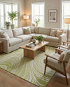 Urban Terrace Collection Area Rug - Soho Rectangle Green  lifestyle 78