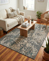 Gobi Sands Collection Area Rug - Dunhuang Rectangle Gray  lifestyle 26