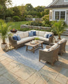 Urban Oasis Rugs Collection Area Rug -  Rooftop (Blue) Rectangle Blue  lifestyle 12